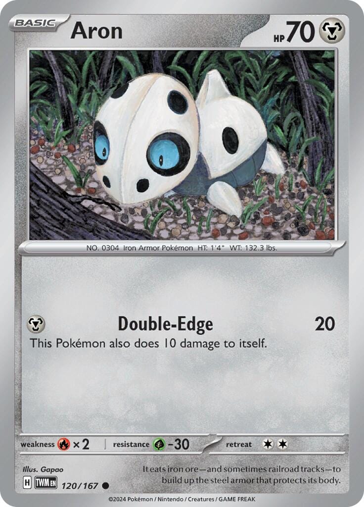 Aron (120/167) [Scarlet & Violet: Twilight Masquerade] Pokemon Single Pokémon  | Multizone: Comics And Games