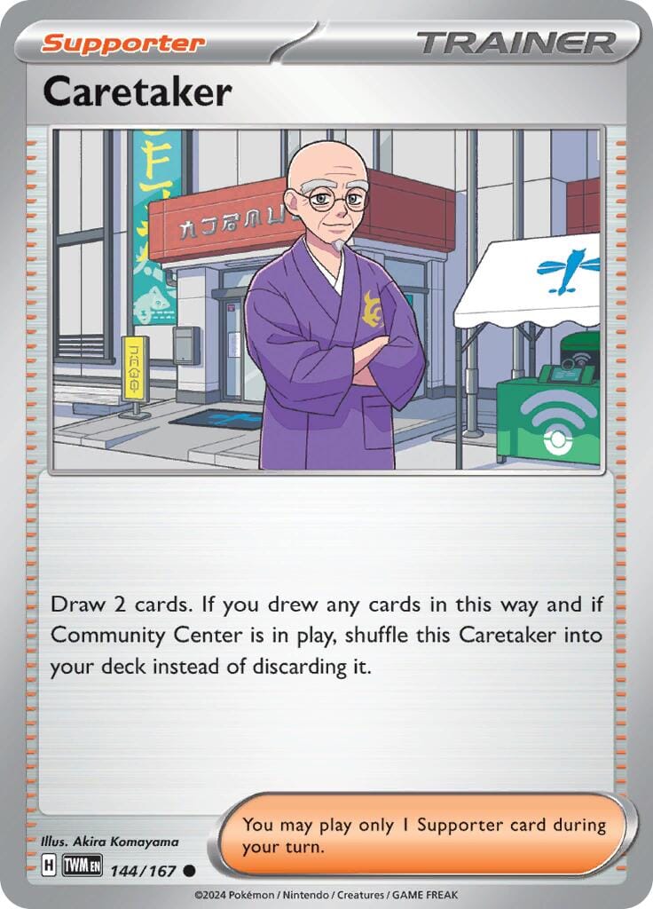 Caretaker (144/167) [Scarlet & Violet: Twilight Masquerade] Pokemon Single Pokémon  | Multizone: Comics And Games