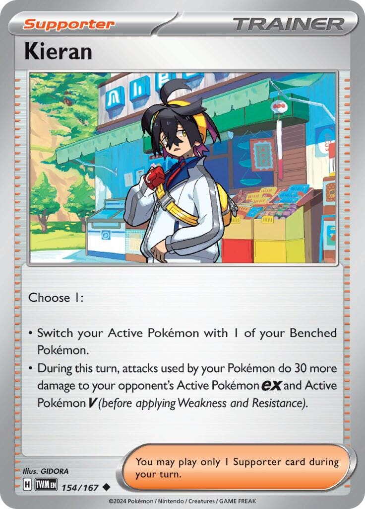 Kieran (154/167) [Scarlet & Violet: Twilight Masquerade] Pokemon Single Pokémon  | Multizone: Comics And Games