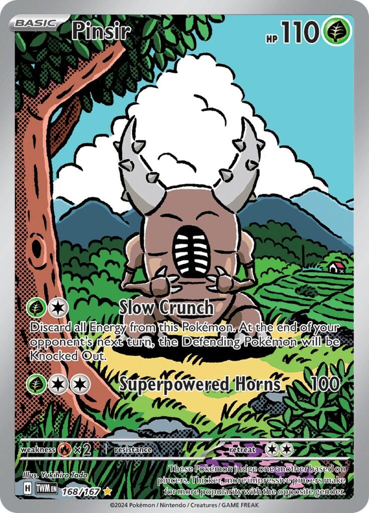 Pinsir (168/167) [Scarlet & Violet: Twilight Masquerade] Pokemon Single Pokémon  | Multizone: Comics And Games