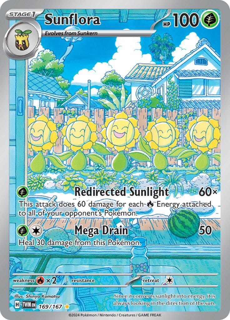 Sunflora (169/167) [Scarlet & Violet: Twilight Masquerade] Pokemon Single Pokémon  | Multizone: Comics And Games