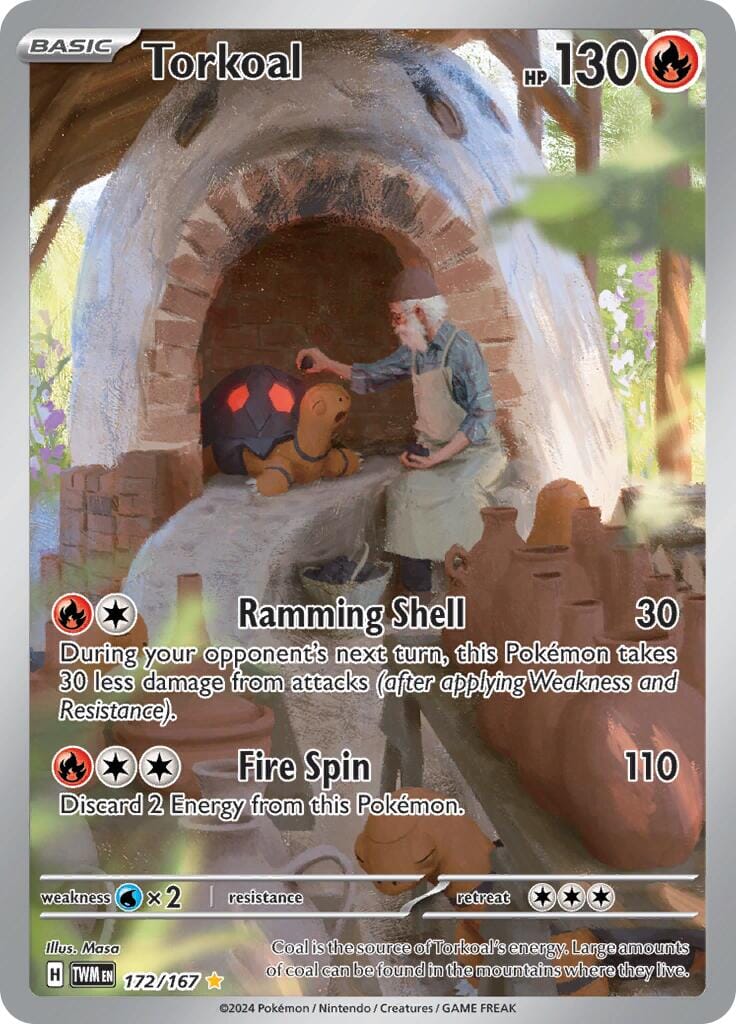 Torkoal (172/167) [Scarlet & Violet: Twilight Masquerade] Pokemon Single Pokémon  | Multizone: Comics And Games