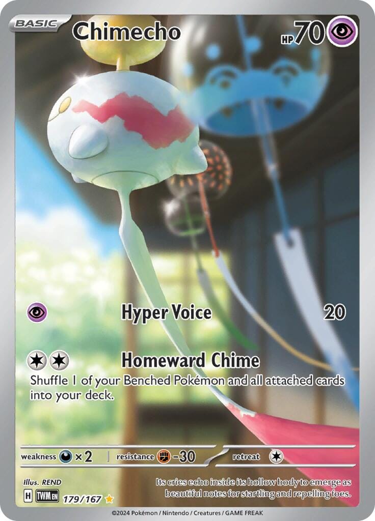 Chimecho (179/167) [Scarlet & Violet: Twilight Masquerade] Pokemon Single Pokémon  | Multizone: Comics And Games