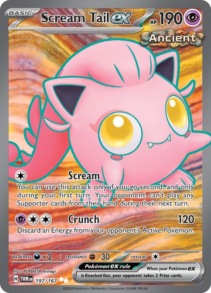 Scream Tail ex (197/167) [Scarlet & Violet: Twilight Masquerade] Pokemon Single Pokémon  | Multizone: Comics And Games