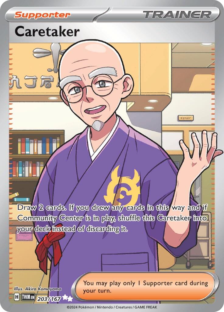 Caretaker (203/167) [Scarlet & Violet: Twilight Masquerade] Pokemon Single Pokémon  | Multizone: Comics And Games