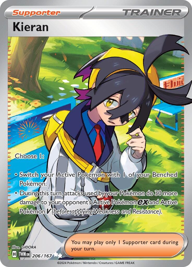 Kieran (206/167) [Scarlet & Violet: Twilight Masquerade] Pokemon Single Pokémon  | Multizone: Comics And Games