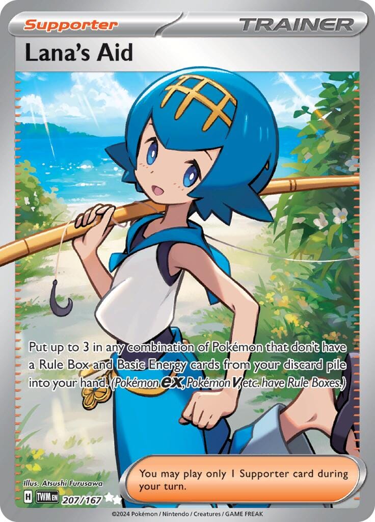 Lana's Aid (207/167) [Scarlet & Violet: Twilight Masquerade] Pokemon Single Pokémon  | Multizone: Comics And Games