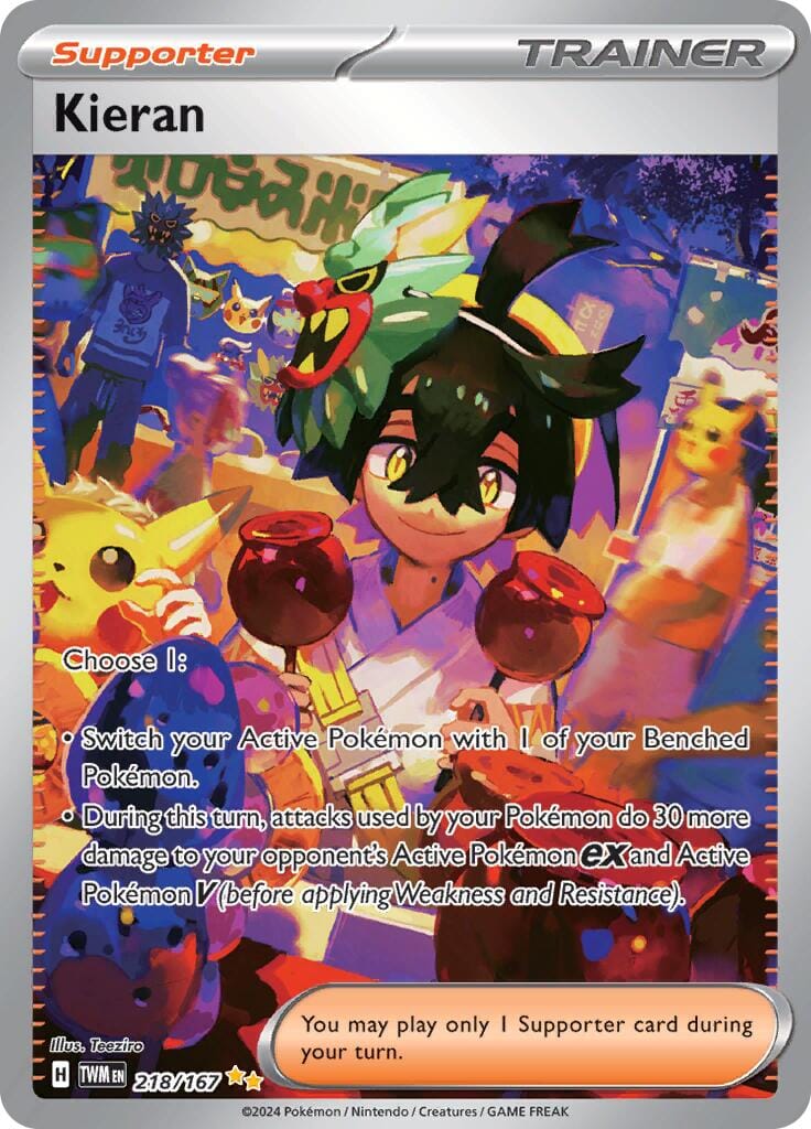 Kieran (218/167) [Scarlet & Violet: Twilight Masquerade] Pokemon Single Pokémon  | Multizone: Comics And Games