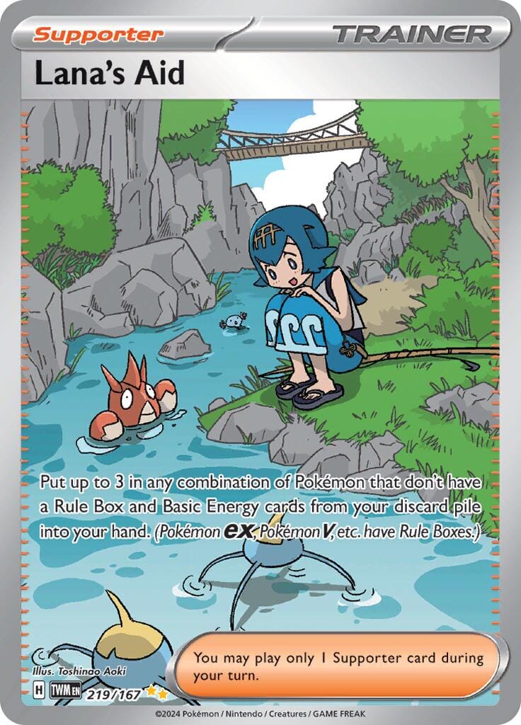 Lana's Aid (219/167) [Scarlet & Violet: Twilight Masquerade] Pokemon Single Pokémon  | Multizone: Comics And Games