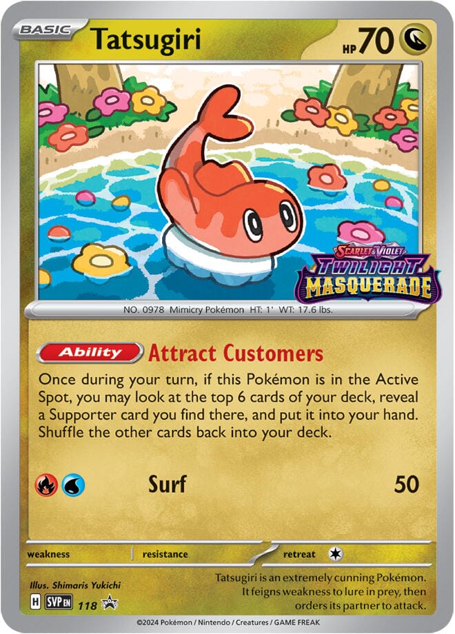 Tatsugiri (118) [Scarlet & Violet: Black Star Promos] Pokemon Single Pokémon  | Multizone: Comics And Games