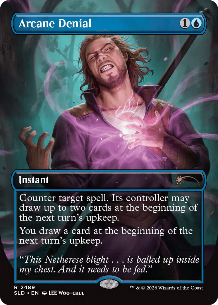 Arcane Denial (2489) [Secret Lair Drop Series] MTG Single Magic: The Gathering  | Multizone: Comics And Games