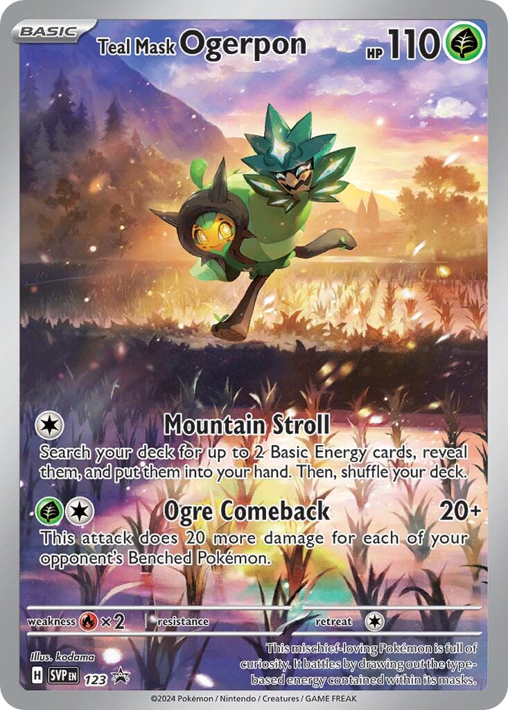 Teal Mask Ogerpon (123) [Scarlet & Violet: Black Star Promos] Pokemon Single Pokémon  | Multizone: Comics And Games
