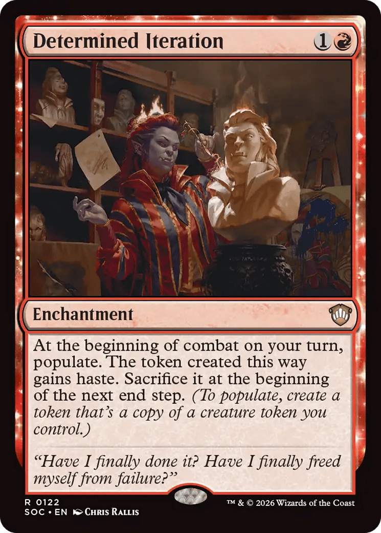 Determined Iteration [Secrets of Strixhaven Commander] MTG Single Magic: The Gathering  | Multizone: Comics And Games