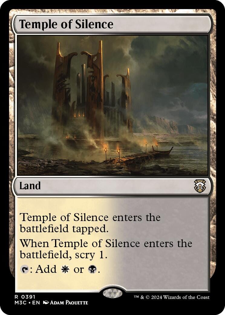 Temple of Silence [Modern Horizons 3 Commander] MTG Single Magic: The Gathering  | Multizone: Comics And Games