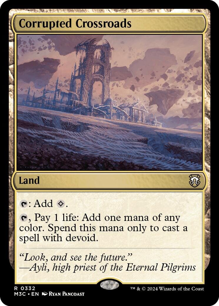 Corrupted Crossroads [Modern Horizons 3 Commander] MTG Single Magic: The Gathering  | Multizone: Comics And Games