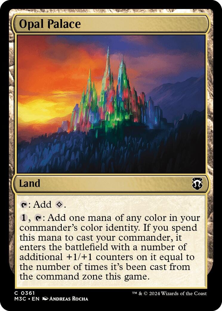 Opal Palace [Modern Horizons 3 Commander] MTG Single Magic: The Gathering  | Multizone: Comics And Games