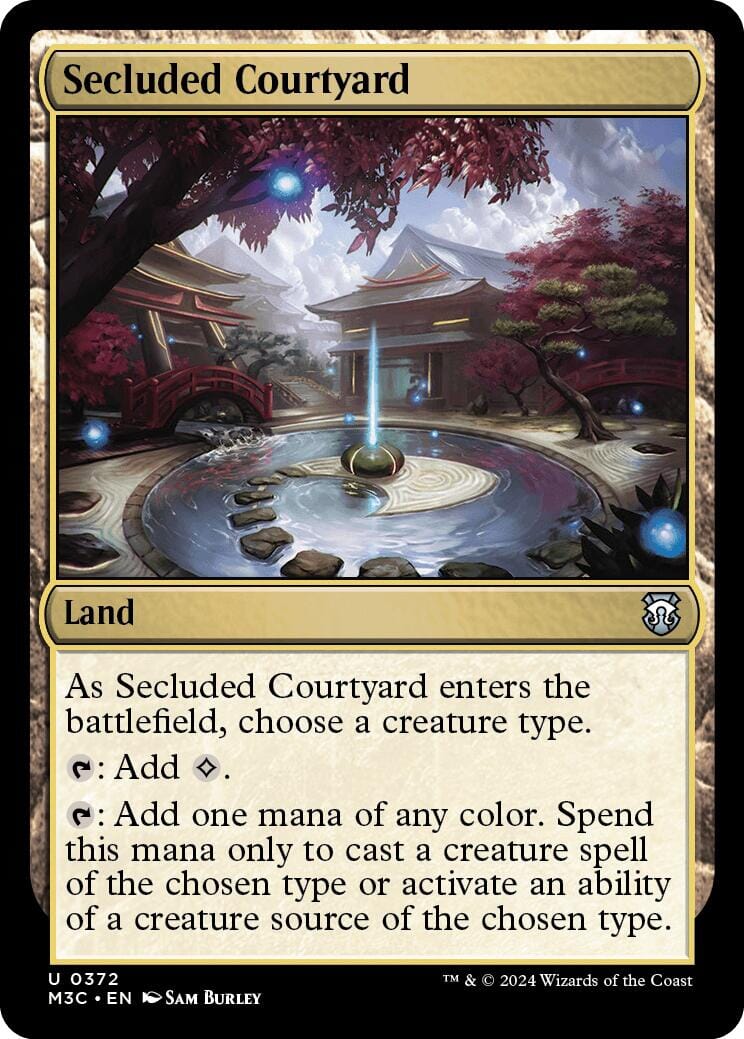 Secluded Courtyard [Modern Horizons 3 Commander] MTG Single Magic: The Gathering  | Multizone: Comics And Games