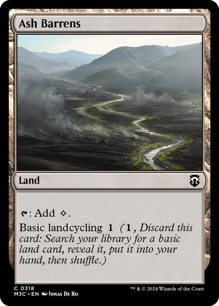 Ash Barrens [Modern Horizons 3 Commander] MTG Single Magic: The Gathering  | Multizone: Comics And Games