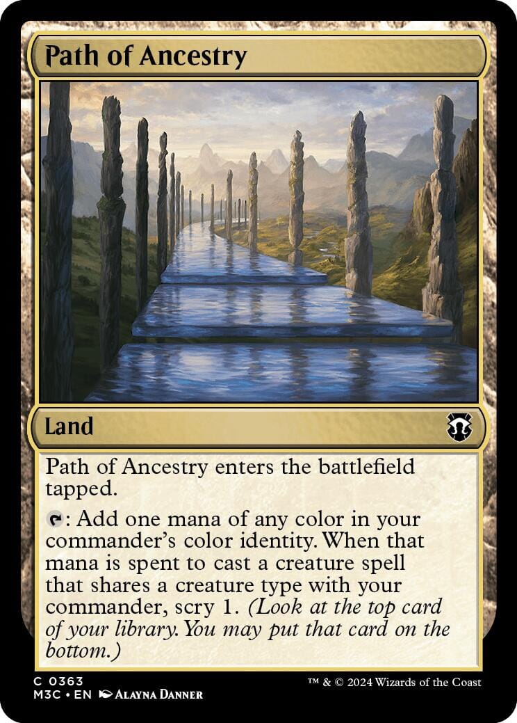 Path of Ancestry [Modern Horizons 3 Commander] MTG Single Magic: The Gathering  | Multizone: Comics And Games