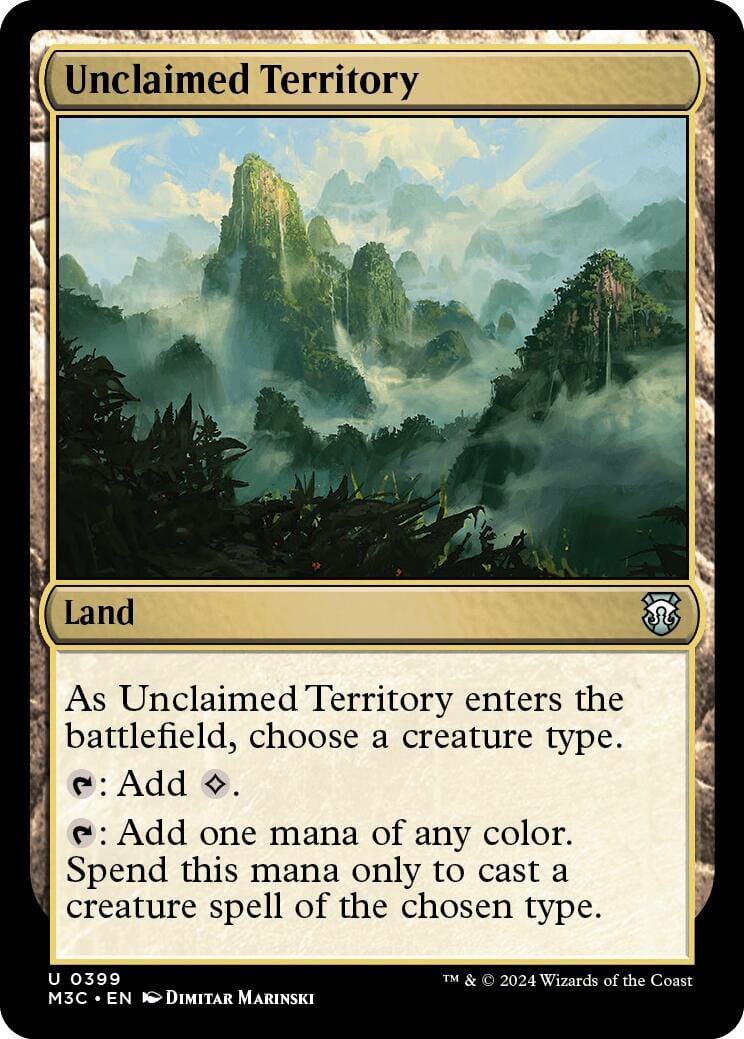 Unclaimed Territory [Modern Horizons 3 Commander] MTG Single Magic: The Gathering  | Multizone: Comics And Games