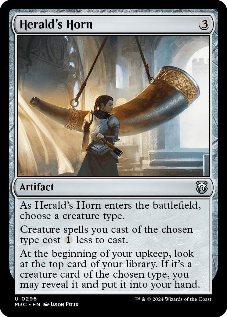 Herald's Horn [Modern Horizons 3 Commander] MTG Single Magic: The Gathering  | Multizone: Comics And Games