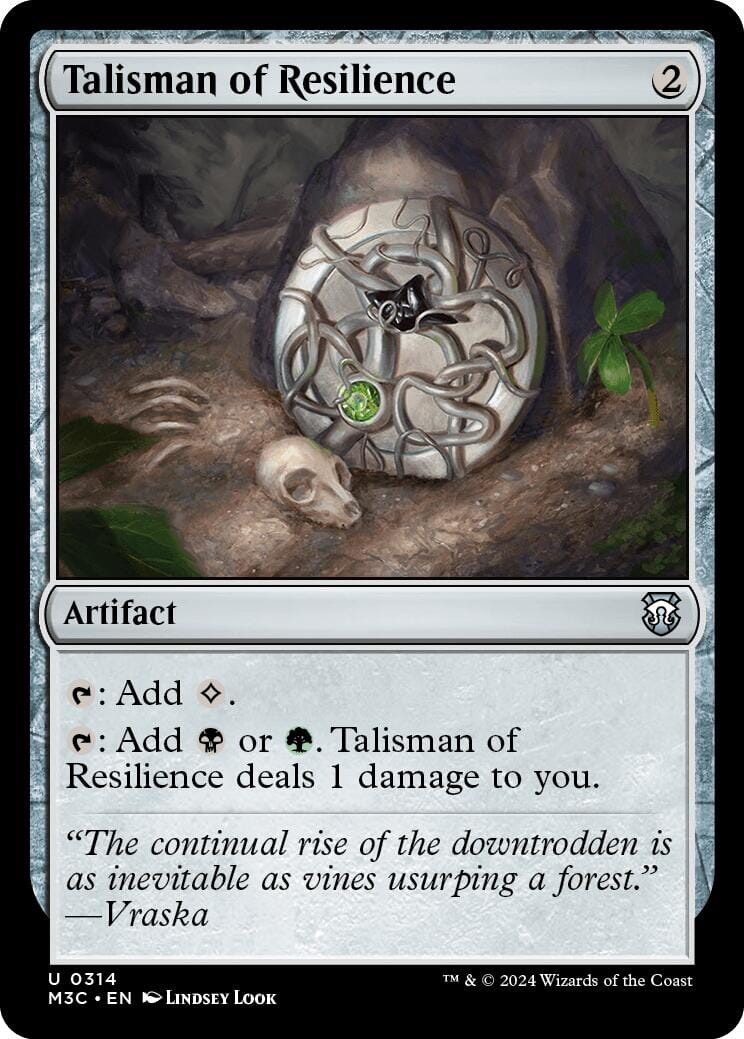 Talisman of Resilience [Modern Horizons 3 Commander] MTG Single Magic: The Gathering  | Multizone: Comics And Games