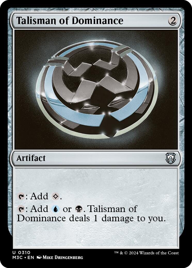 Talisman of Dominance [Modern Horizons 3 Commander] MTG Single Magic: The Gathering  | Multizone: Comics And Games