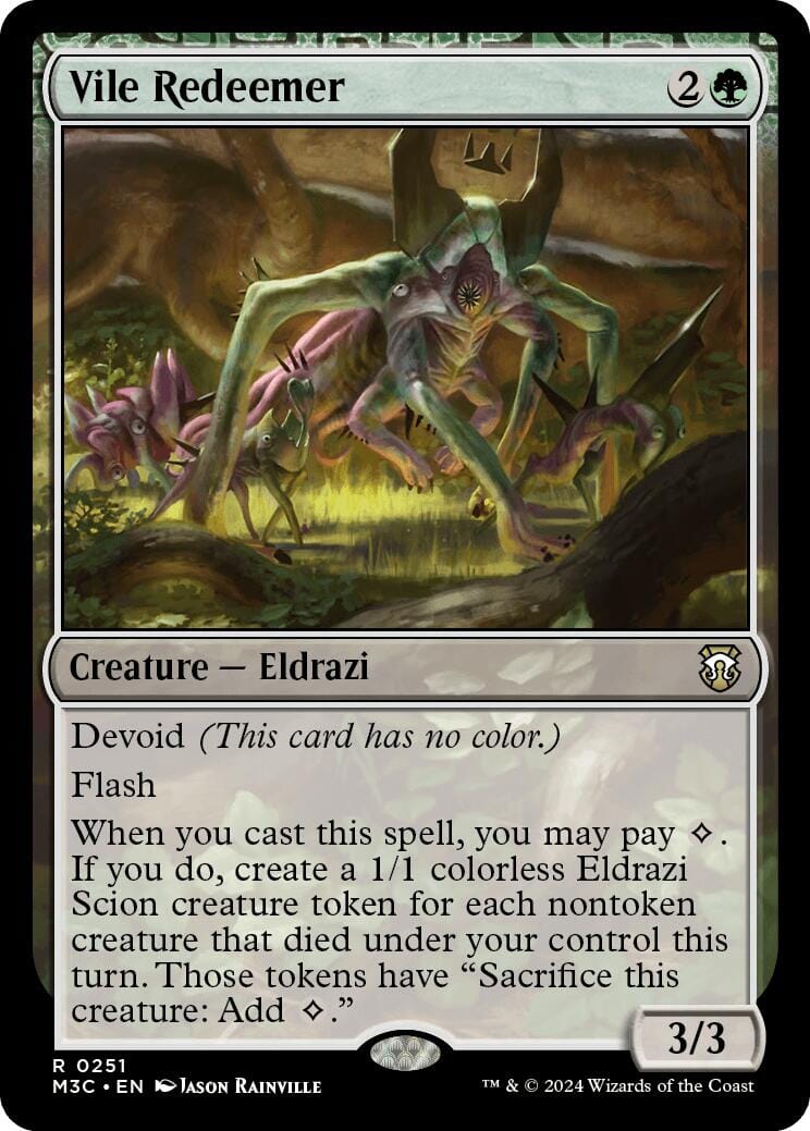 Vile Redeemer [Modern Horizons 3 Commander] MTG Single Magic: The Gathering  | Multizone: Comics And Games