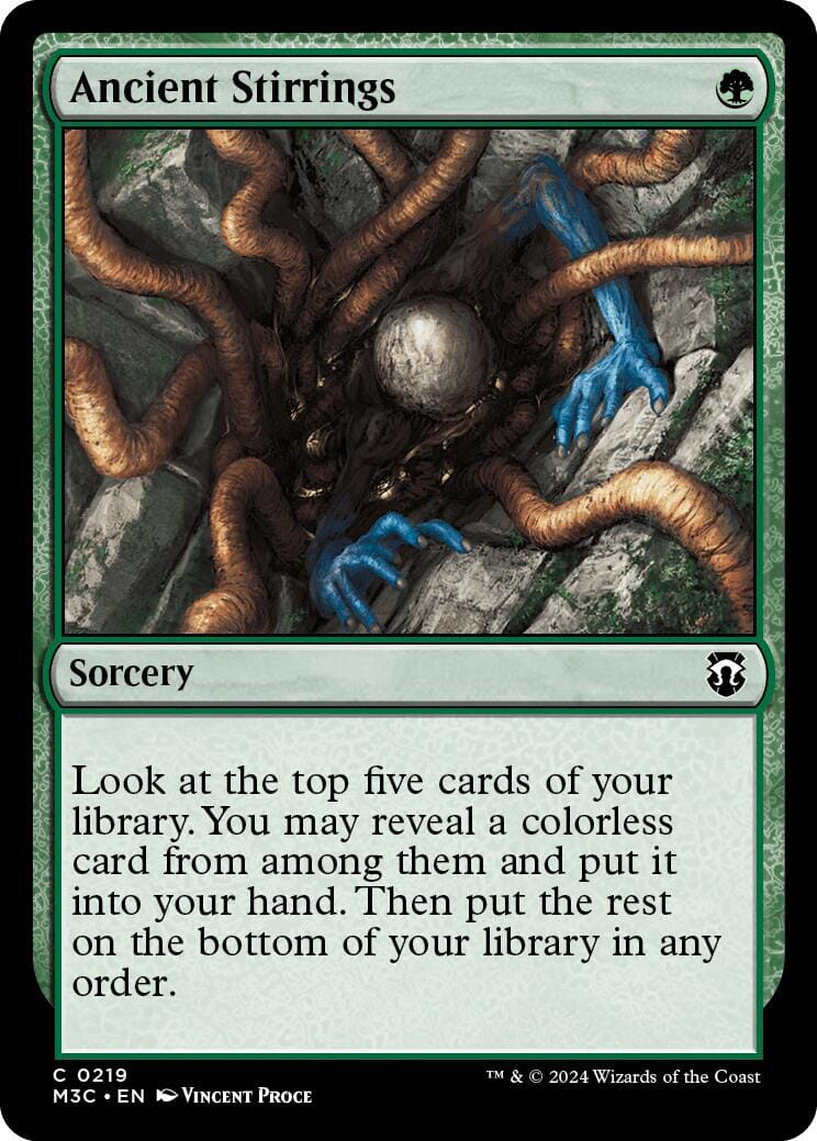 Ancient Stirrings [Modern Horizons 3 Commander] MTG Single Magic: The Gathering  | Multizone: Comics And Games