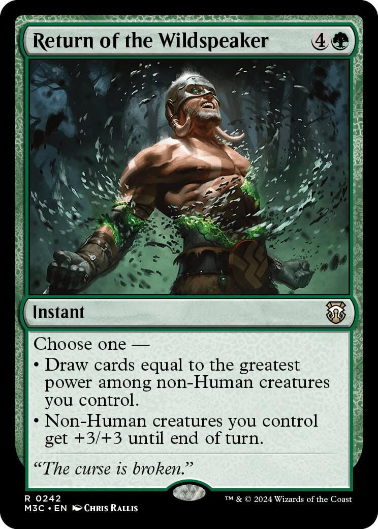 Return of the Wildspeaker [Modern Horizons 3 Commander] MTG Single Magic: The Gathering  | Multizone: Comics And Games