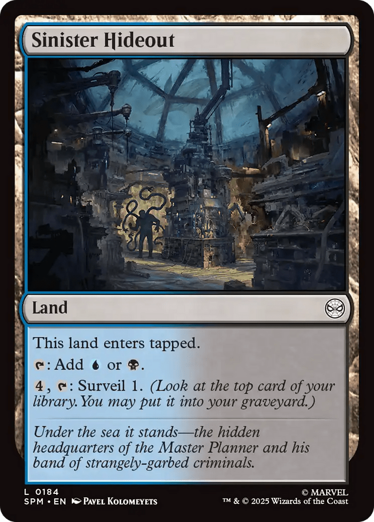 Sinister Hideout [Marvel's Spider-Man] MTG Single Magic: The Gathering  | Multizone: Comics And Games