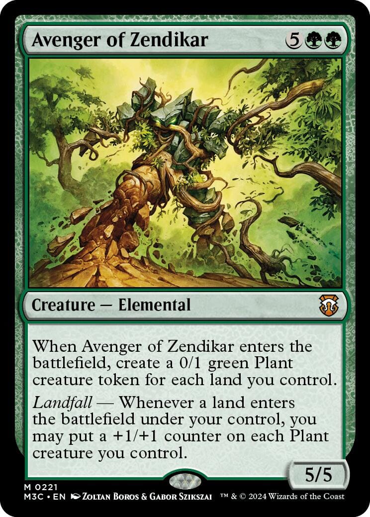 Avenger of Zendikar [Modern Horizons 3 Commander] MTG Single Magic: The Gathering  | Multizone: Comics And Games