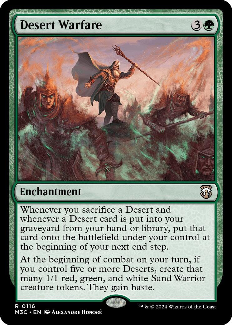 Desert Warfare [Modern Horizons 3 Commander] MTG Single Magic: The Gathering  | Multizone: Comics And Games