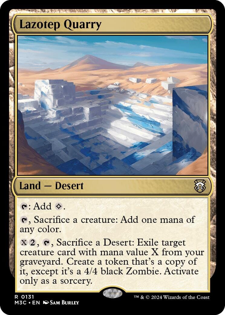 Lazotep Quarry [Modern Horizons 3 Commander] MTG Single Magic: The Gathering  | Multizone: Comics And Games