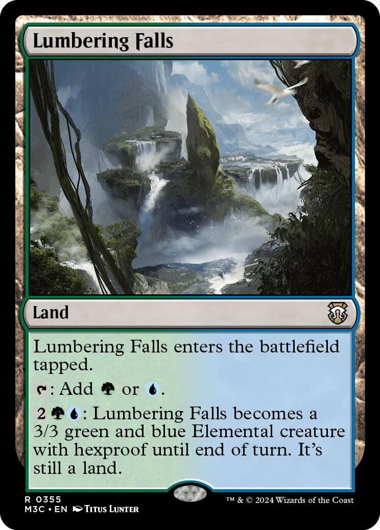 Lumbering Falls [Modern Horizons 3 Commander] MTG Single Magic: The Gathering  | Multizone: Comics And Games