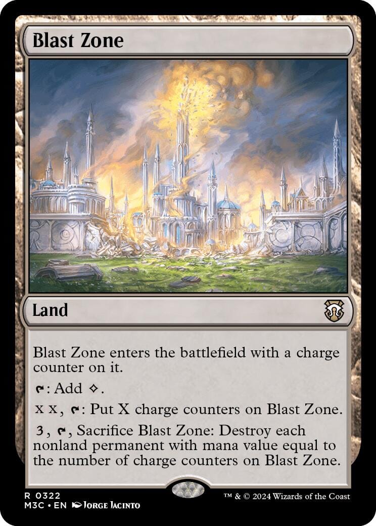 Blast Zone [Modern Horizons 3 Commander] MTG Single Magic: The Gathering  | Multizone: Comics And Games