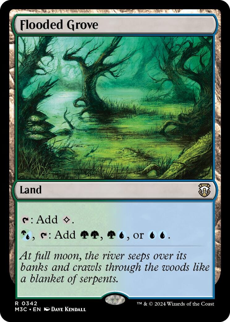 Flooded Grove [Modern Horizons 3 Commander] MTG Single Magic: The Gathering  | Multizone: Comics And Games