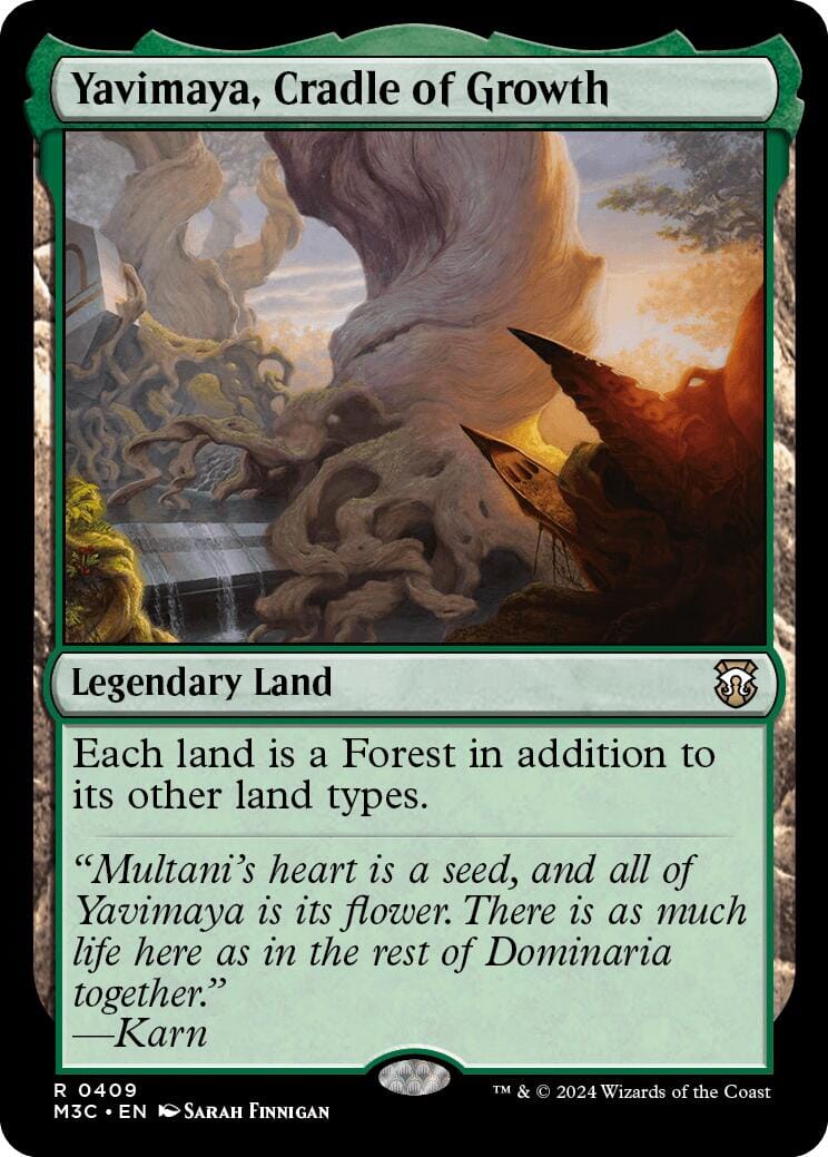 Yavimaya, Cradle of Growth [Modern Horizons 3 Commander] MTG Single Magic: The Gathering  | Multizone: Comics And Games