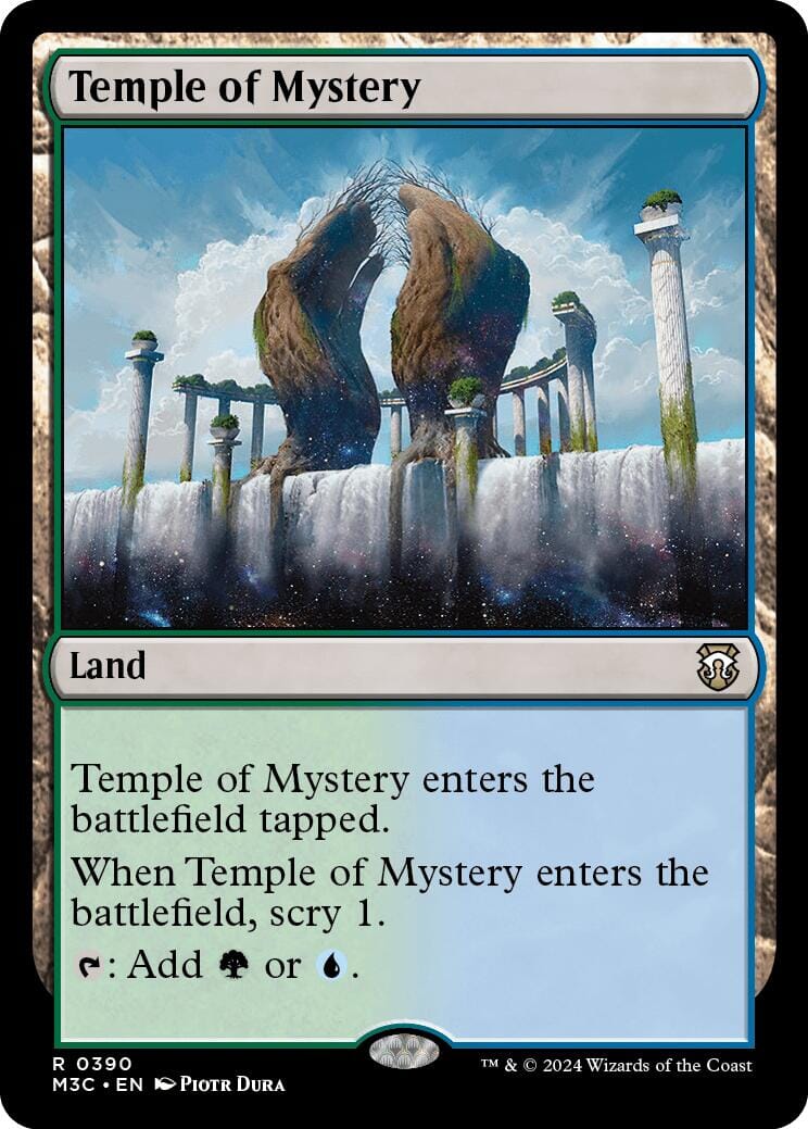 Temple of Mystery [Modern Horizons 3 Commander] MTG Single Magic: The Gathering  | Multizone: Comics And Games