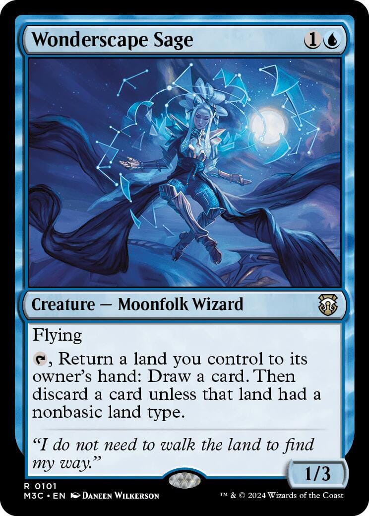 Wonderscape Sage [Modern Horizons 3 Commander] MTG Single Magic: The Gathering  | Multizone: Comics And Games