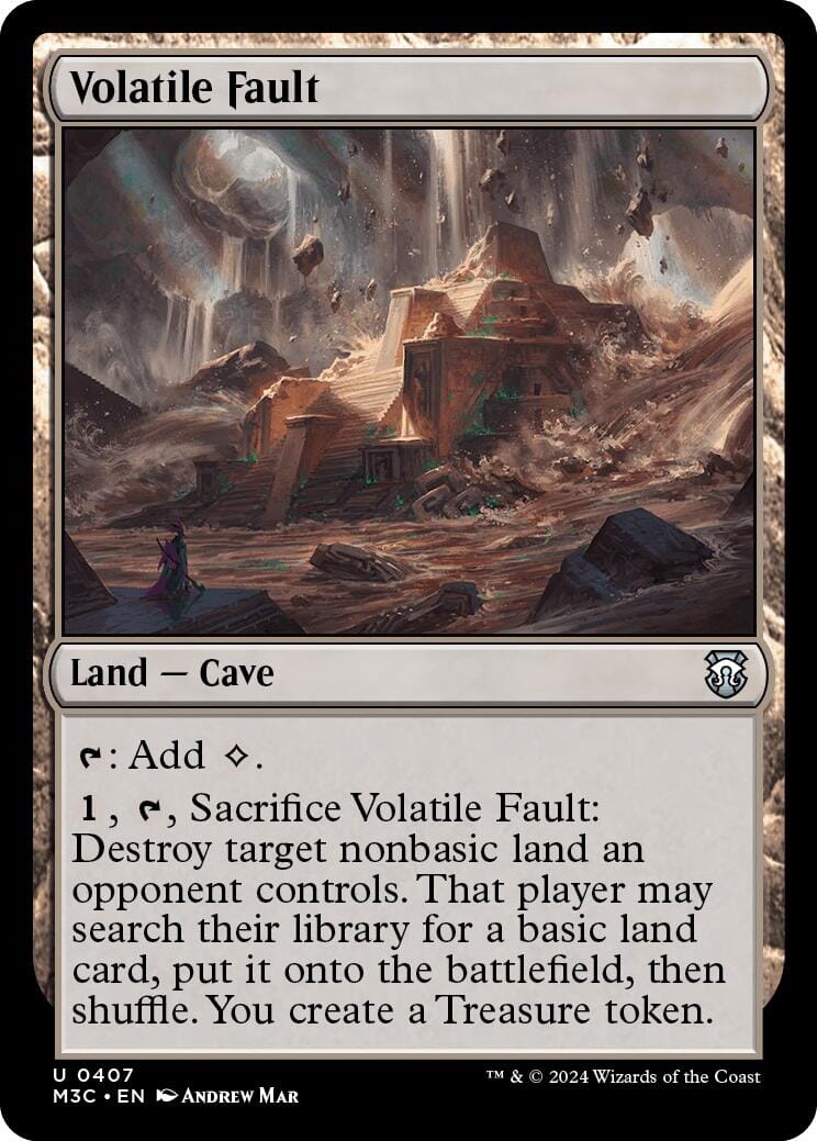 Volatile Fault [Modern Horizons 3 Commander] MTG Single Magic: The Gathering  | Multizone: Comics And Games
