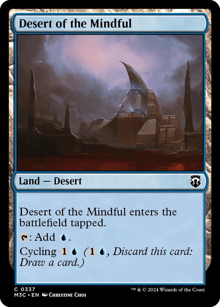 Desert of the Mindful [Modern Horizons 3 Commander] MTG Single Magic: The Gathering  | Multizone: Comics And Games