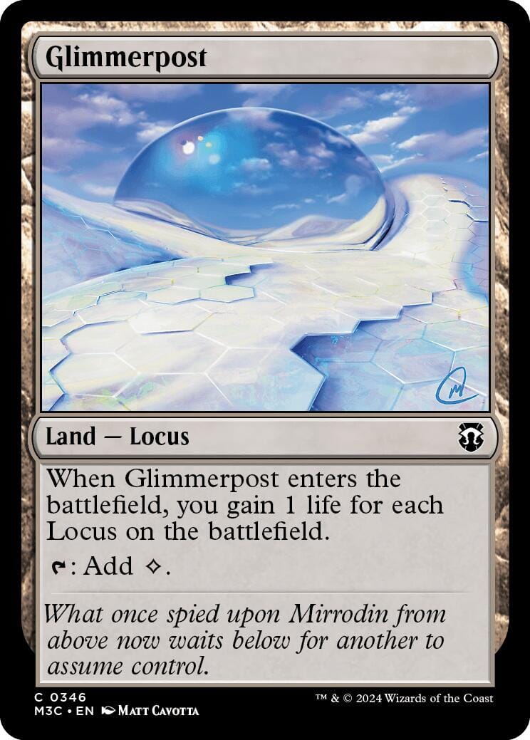 Glimmerpost [Modern Horizons 3 Commander] MTG Single Magic: The Gathering  | Multizone: Comics And Games
