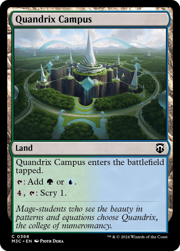 Quandrix Campus [Modern Horizons 3 Commander] MTG Single Magic: The Gathering  | Multizone: Comics And Games