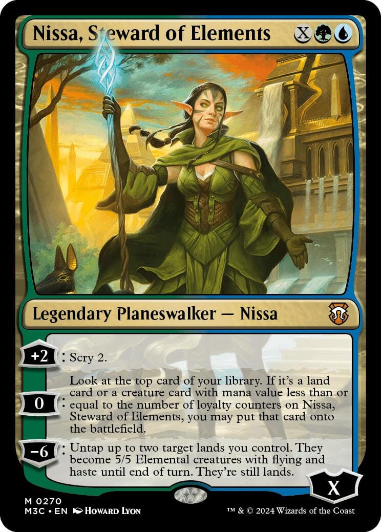 Nissa, Steward of Elements [Modern Horizons 3 Commander] MTG Single Magic: The Gathering  | Multizone: Comics And Games
