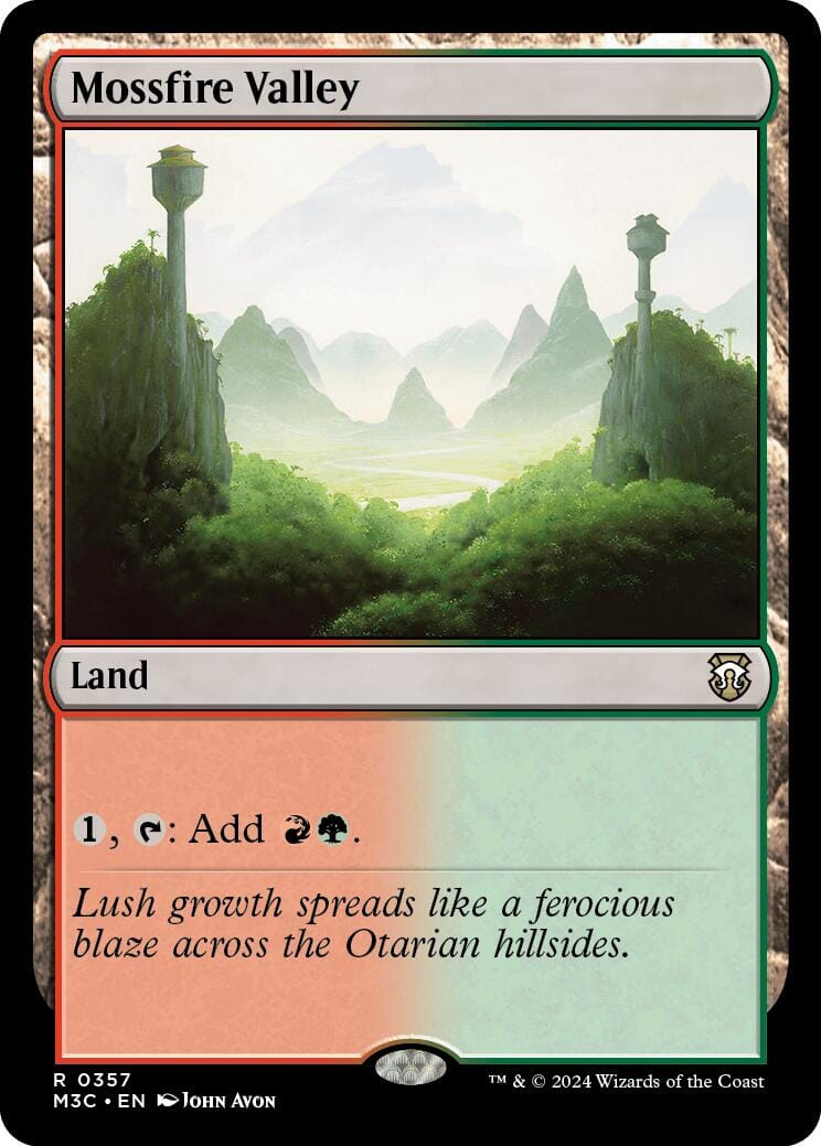 Mossfire Valley [Modern Horizons 3 Commander] MTG Single Magic: The Gathering  | Multizone: Comics And Games
