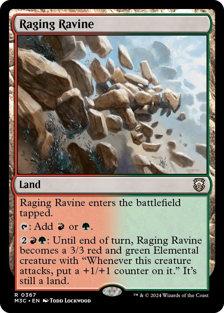 Raging Ravine [Modern Horizons 3 Commander] MTG Single Magic: The Gathering  | Multizone: Comics And Games