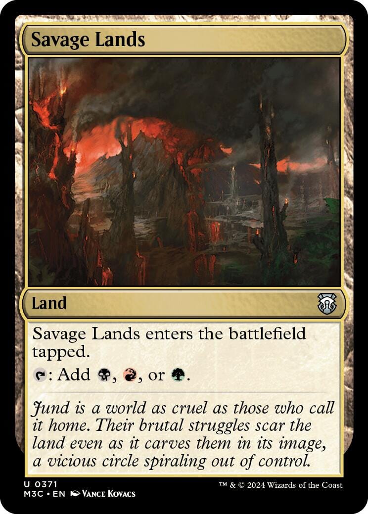 Savage Lands [Modern Horizons 3 Commander] MTG Single Magic: The Gathering  | Multizone: Comics And Games
