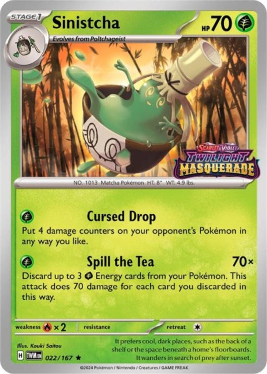 Sinistcha (022/167) [Scarlet & Violet: Black Star Promos] Pokemon Single Pokémon  | Multizone: Comics And Games