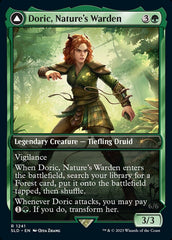 Doric, Nature's Warden // Doric, Owlbear Avenger [Secret Lair Drop Series] MTG Single Magic: The Gathering  | Multizone: Comics And Games